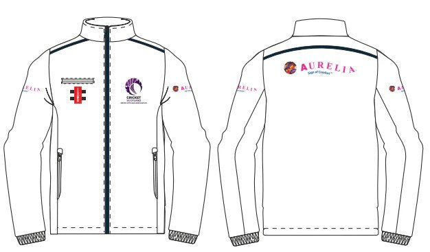 CSMOA Adult's White Atomic Outdoor Full Zip Jacket