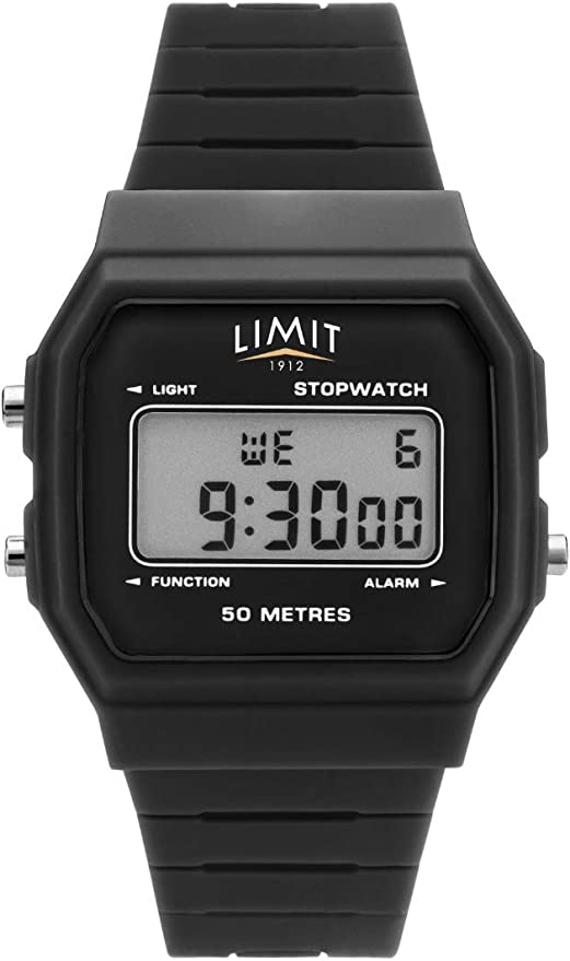 Limit Gents Classic Digital Watch Black