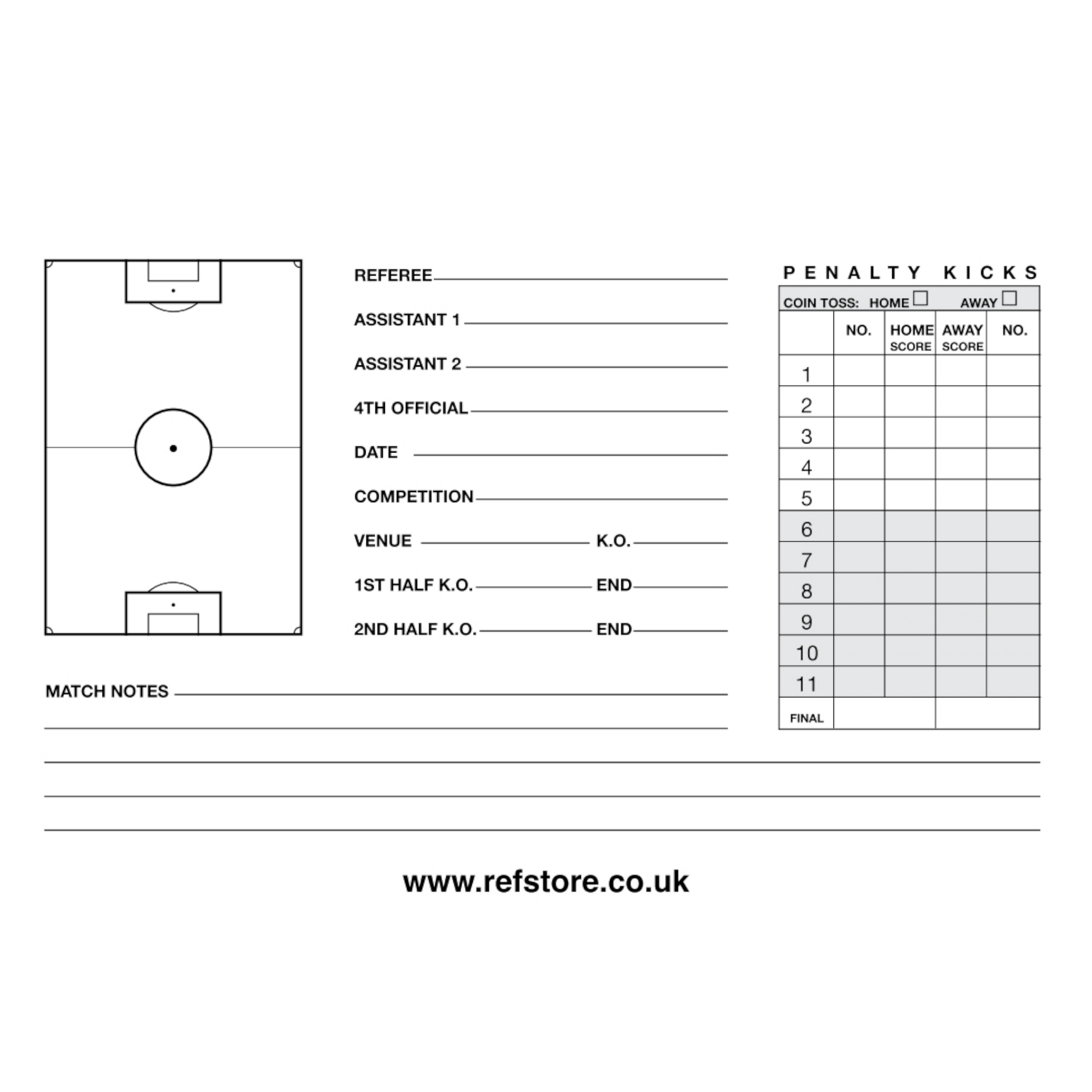 Match Pad (Coloured) – REFSTORE